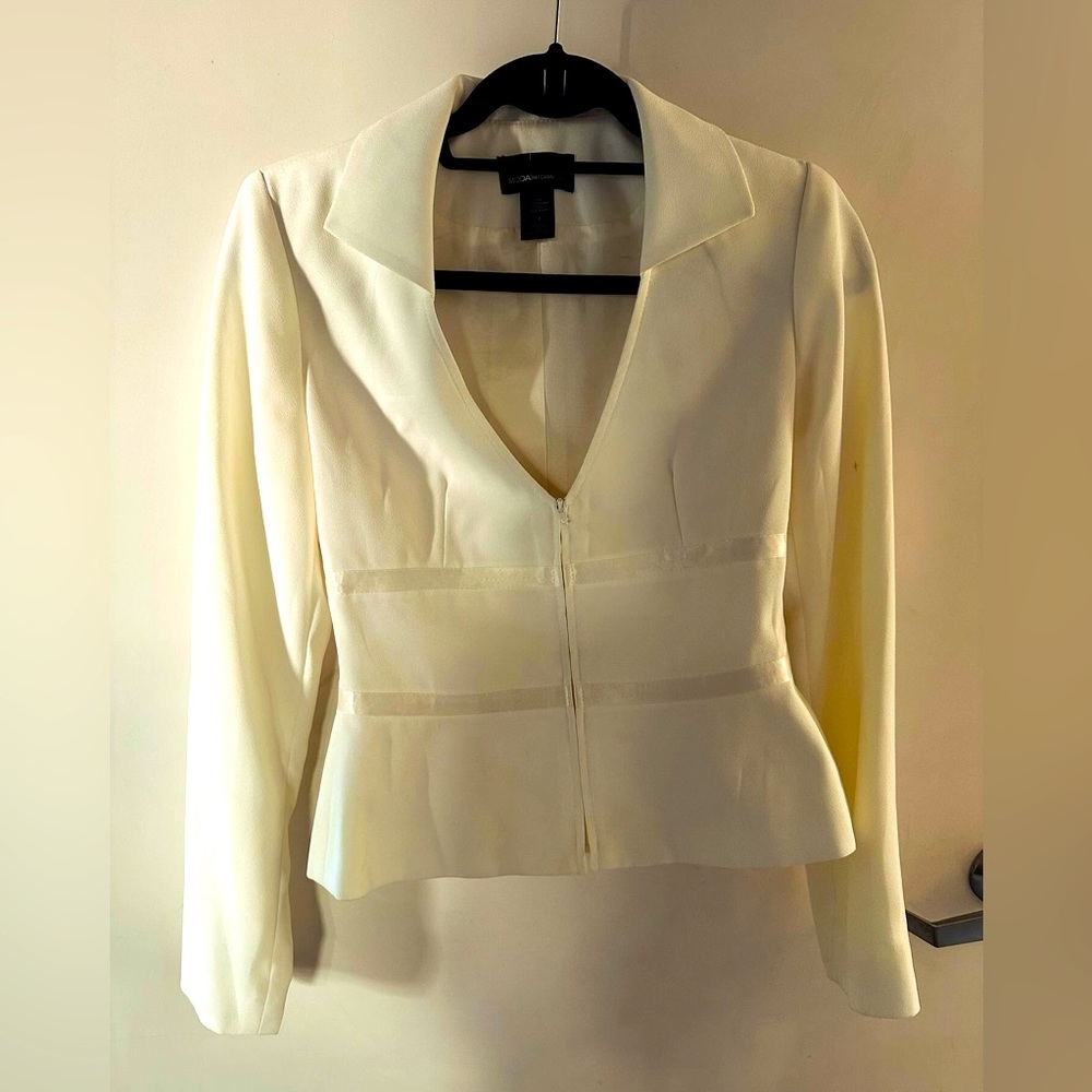 Ivory suit set by Moda International